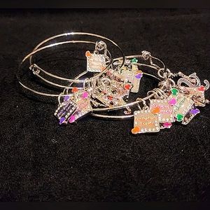 Silverstone Charm bracelets by Sassy Jones
